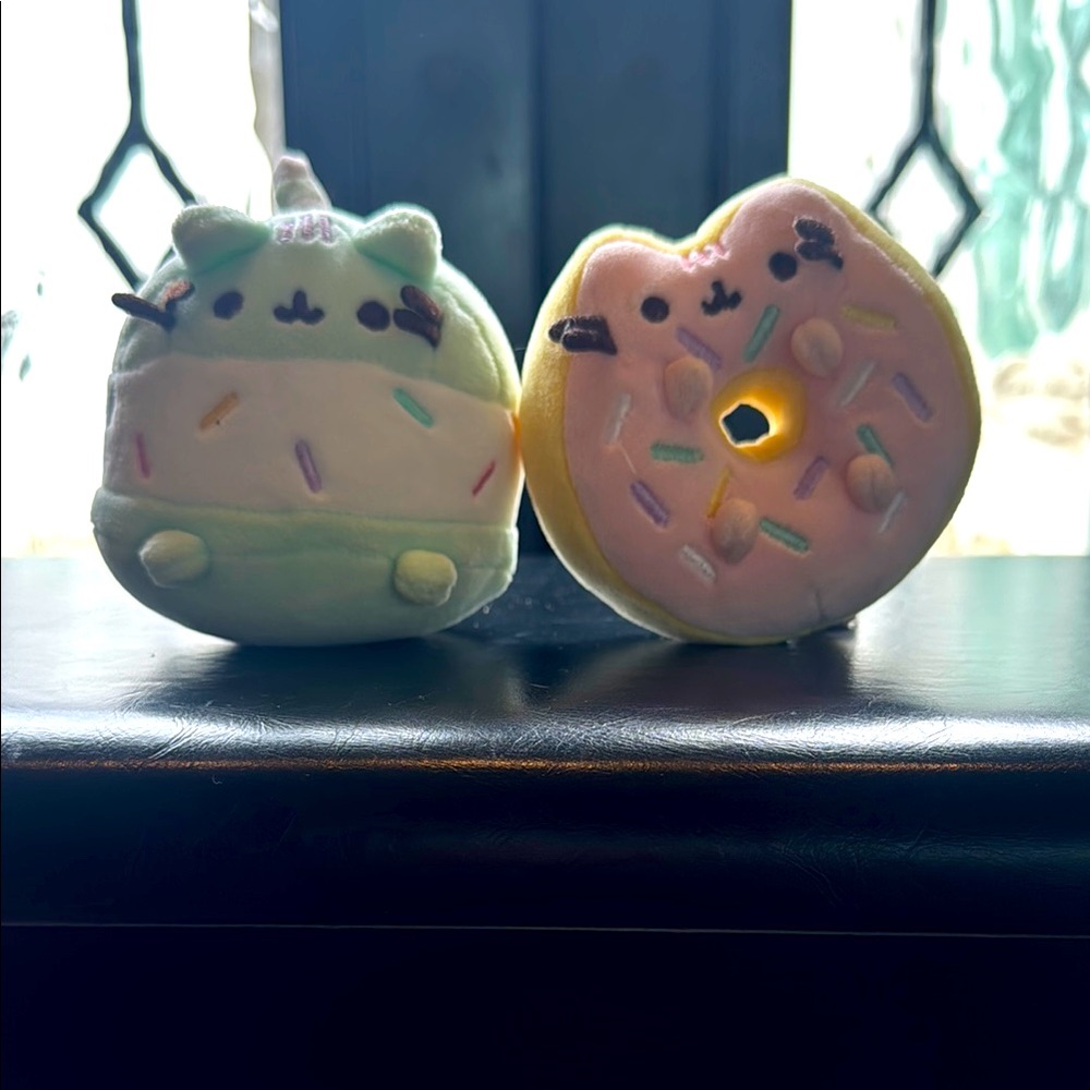 Cute Cat and Donut Plush Toys